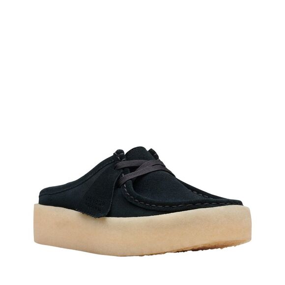 Clarks Womens Wallabee Cup LO Black Shoes (NWT) - Picture 2 of 6